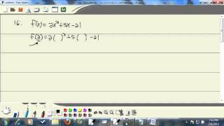 Intermediate Algebra - Final Exam - Fall 2006 - Problem 16