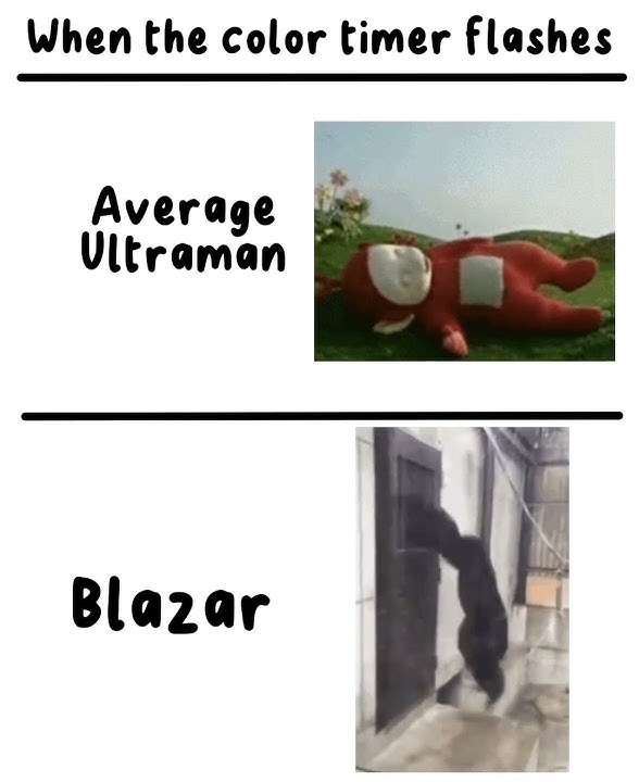 When Ultraman Blazar Color Timer flashes #ultraman #ultramanblazar #tokusatsu #memes #shorts