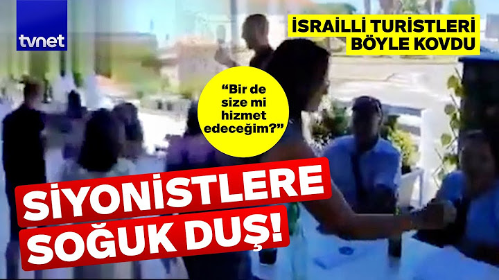 Siyonistleri restorandan kovdu: Defolun gidin!