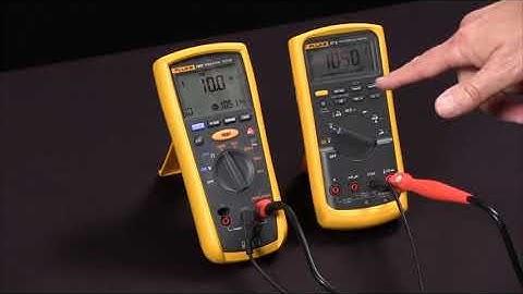 FLUKE 1507 Insulation Resistance Tester - How to complete a PI or DAR test
