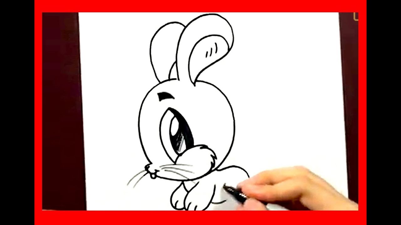 How To Draw A Cartoon Bunny In A Few Easy Steps Easy Drawing Guides