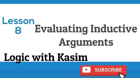 Summary for Evaluation of Deductive and Inductive Arguments