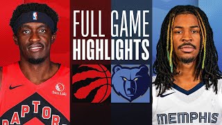 Thumbnail for RAPTORS at GRIZZLIES | FULL GAME HIGHLIGHTS | January 3, 2024