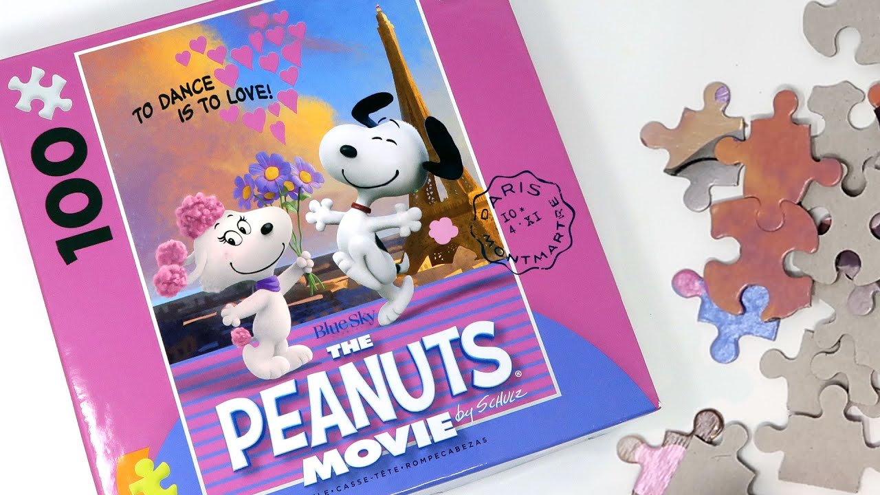Snoopy Fifi Visit Paris - The Peanuts Movie Puzzle Build | - YouTube