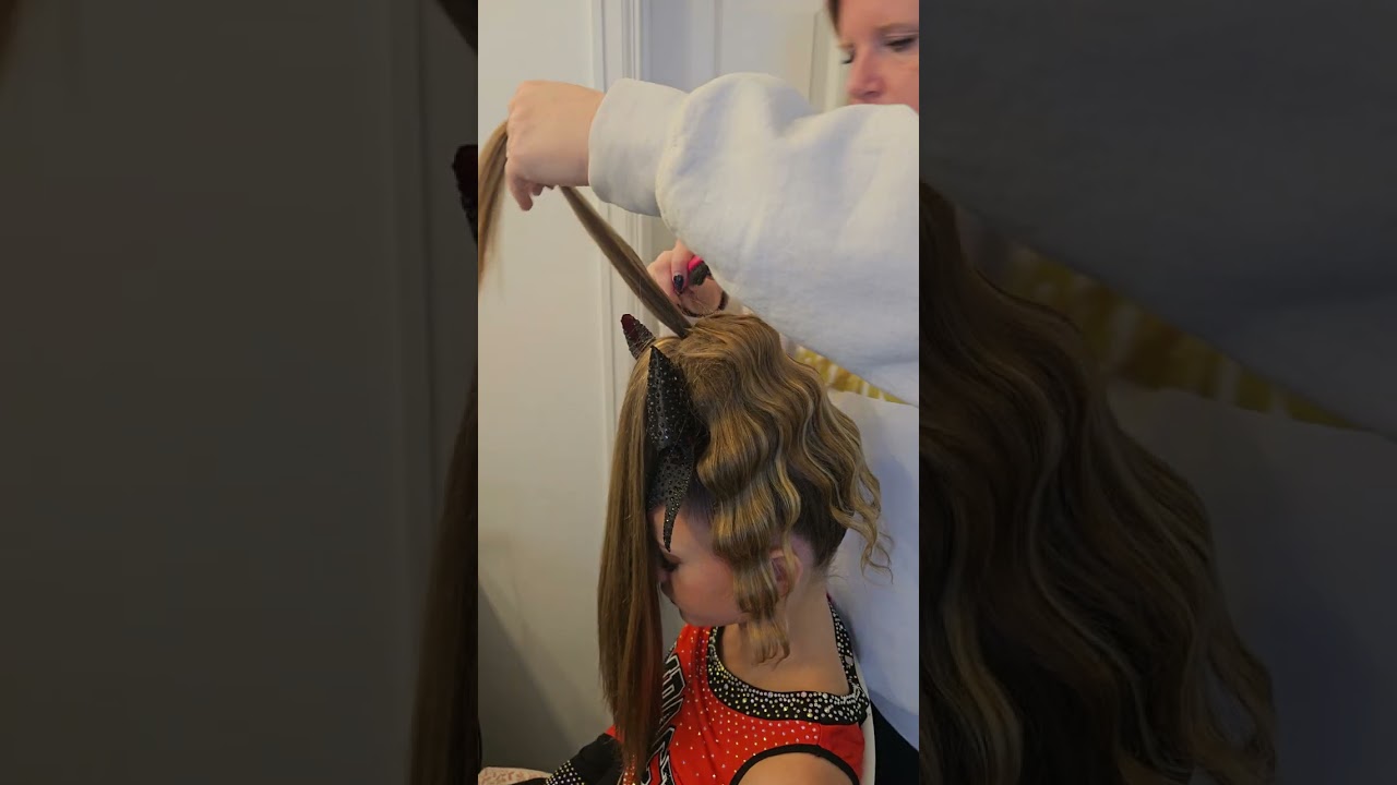 Cheer hair tutorial