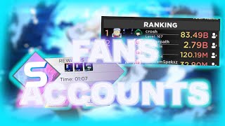 INSANE ACCOUNTS! PLAYING ON FANS ACCOUNTS IN ANIME DIMENSIONS #22