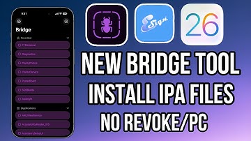 NEW Bridge Tool install IPA files on iOS 26 - iOS 16 No Revoked/PC for iPhone/iPad