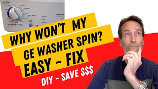 GE Laundry Center Washer Won t Spin