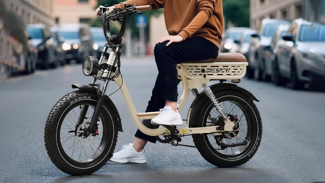 Onesport W77 Electric Bike 500W Motor 48V 18Ah Battery 20*4 inch Tires Shimano 7-speed Electric Bike