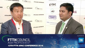 FTTH APAC Conference 2018: Dennis Uy, CEO, Converge interviwed on Philippines FTTH Update