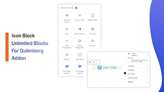 Icon Block - Unlimited Blocks For Gutenberg Details