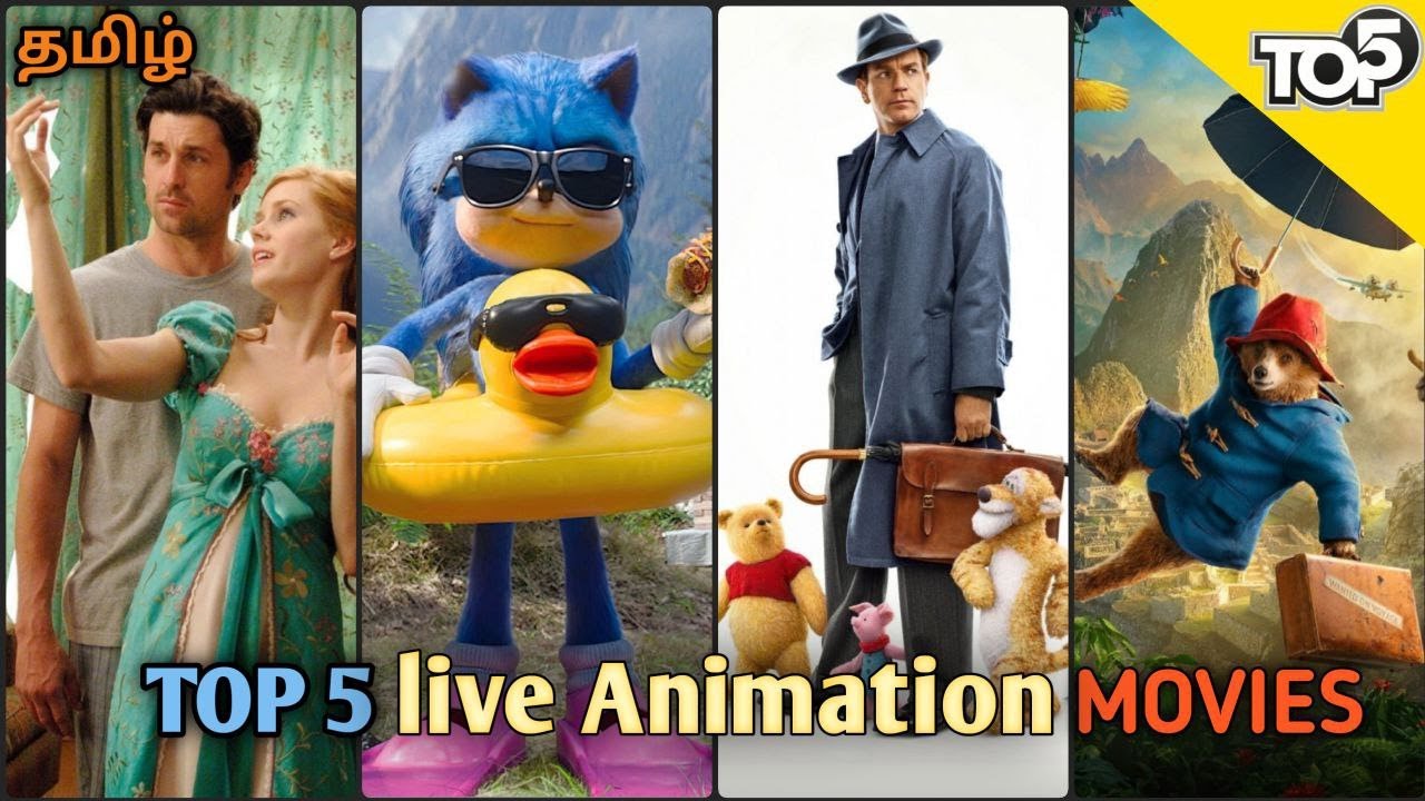 5 AMAZING Live Animation Movies You Need To See 