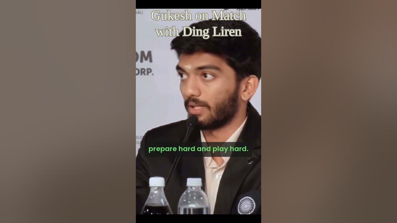Gukesh on Championship Finale with Ding Liren🇨🇳 in November 2024. Chess ...