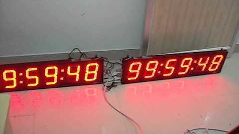 COSYCOM Master Slave LED Clocks