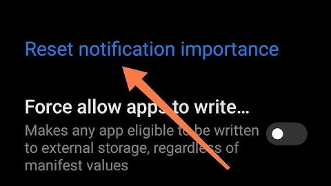 redmi note 10 developer option, redmi k20 Pro me reset notification importance set kaise kare