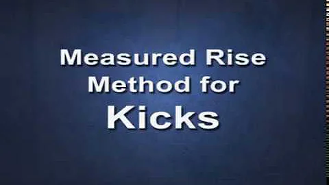 Measured rise for Kicks (conduit bending)