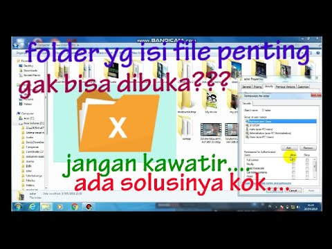 Video: Cara Memulihkan Folder Dengan Fail