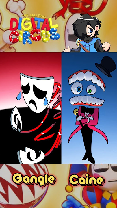 Gangle And Caine Transformation | The Amazing Digital Circus #glitchproductions #animation #cartoons
