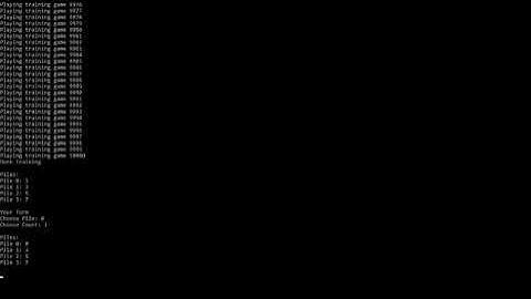 CS50 AI 2020, Project 4b: Nim