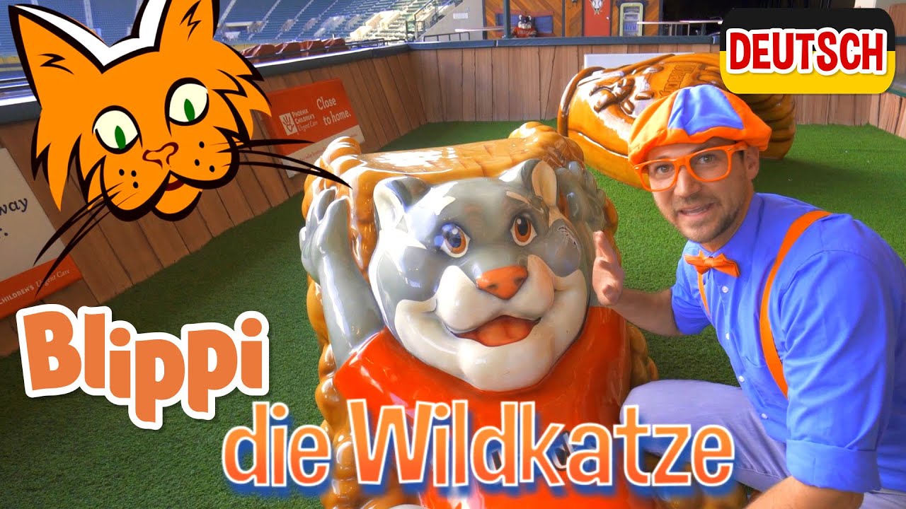 Blippi im Baseballstadion | Kinderlieder und Cartoons | Blippi | Moonbug Kids Deutsch