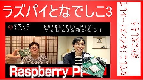なでしこ3でラズパイを動かしてみよう！『なでしこ公式チャンネル - 日本語からプログラミング -』