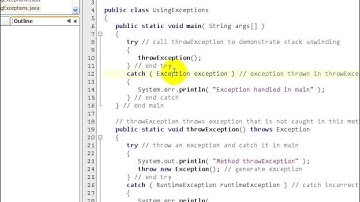 F2L4@7 UsingExceptions java stack unwinding