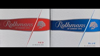 Сигареты Rothmans Royals Red - Blue. Подробный обзор.