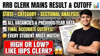 IBPS RRB CLERK MAINS RESULT AND CUTOFF| SHOCKING REVEL| #rrbclerk #rrbclerkmains #ibpsrrbclerkmains 