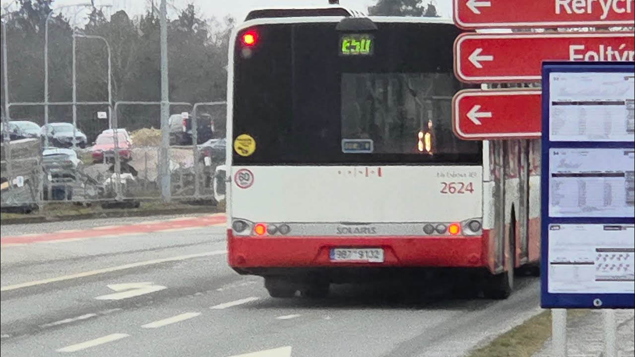 Jízda autobusem Solaris Urbino 18 III #2624 na lince E50 směr Bystrc