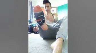 boy feet master with socks and soles | #boyfeet #gayfeet #malefeet #gayshorts #feet #male