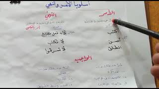 اسلوبا الأمر والنهي