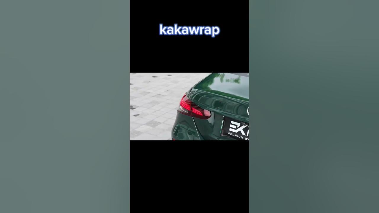 kakawrap original color glossy green #carlife #wrapping #trending #funnyvideos