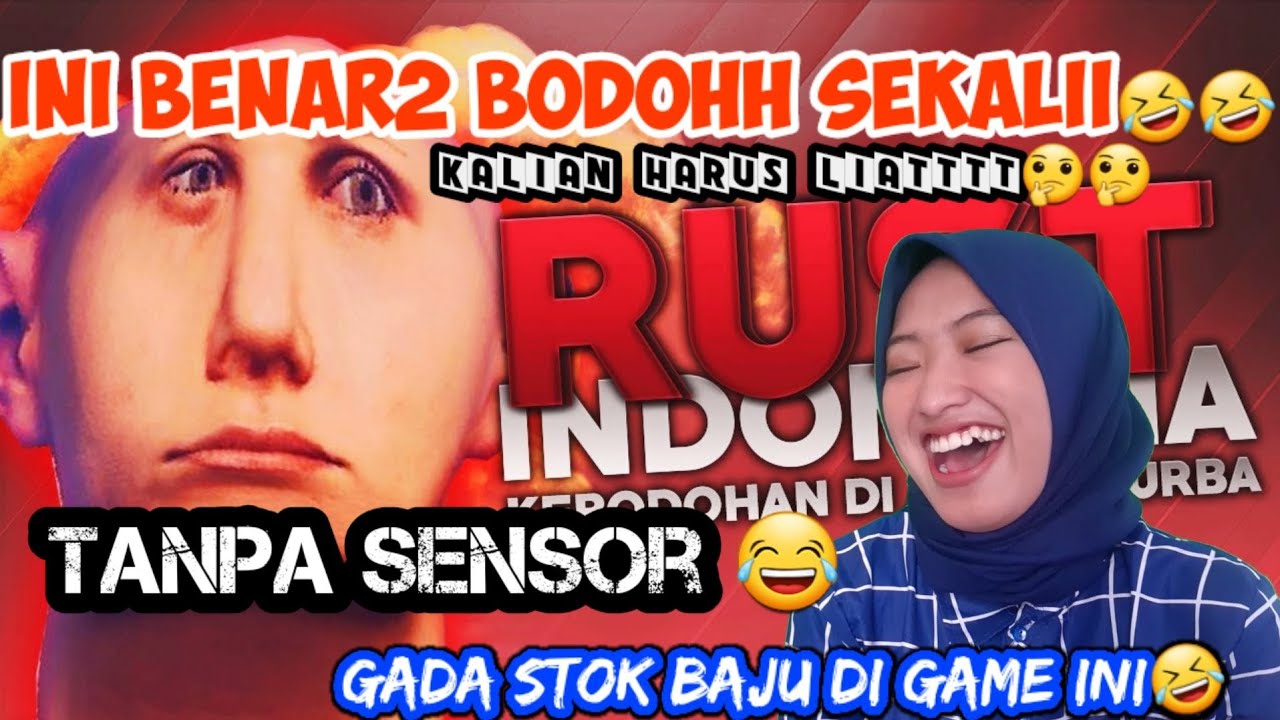 anti sensor club !!😲😲 Rust Indonesia - Kebodohan Di Zaman Purba || REACTION @MILYHYA kocak bangett🤣🤣