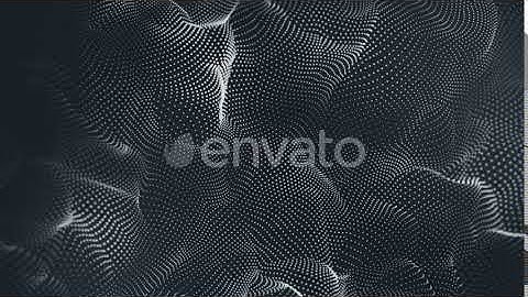 Dots Dark Wavy Abstract Background | Motion Graphics - Envato elements