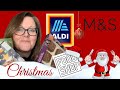 Festive food shop 2022🎄| ALDI & M&S Christmas Grocery Shop UK