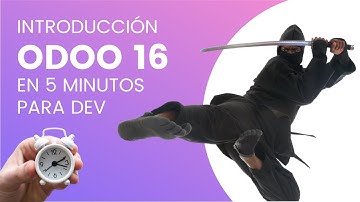 Introducción a Odoo ERP 16 en 5 minutos para desarrolladores o técnicos es español.