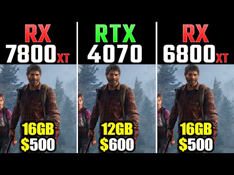 RX 7800 XT vs RTX 4070 vs RX 6800 XT - 1080p, 1440p, 4K, Ray Tracing Benchmarks