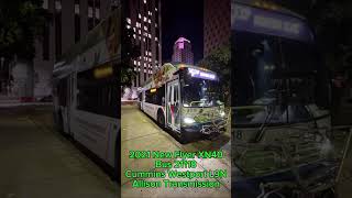 Audio recording of 2021 New Flyer XN40’ CNG #21118