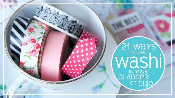 Using Washi Tape in Your Planner – Pretty Prints & Paper