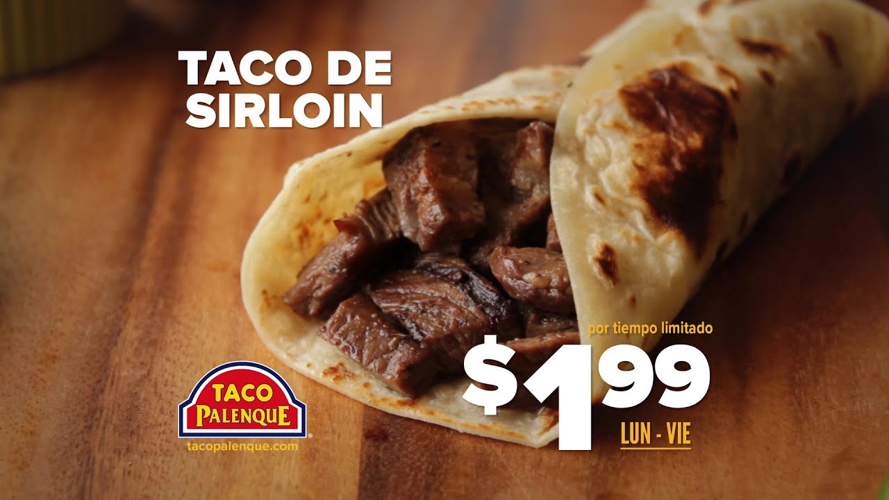 Taco Palenque Taco de Sirloin YouTube