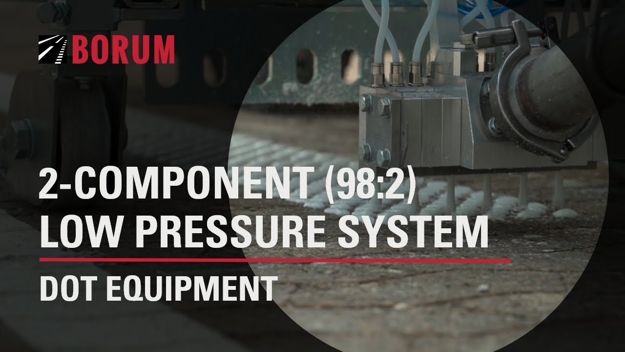 2-component (98:2) low-pressure system-DOT equipment technical specifications and working principles