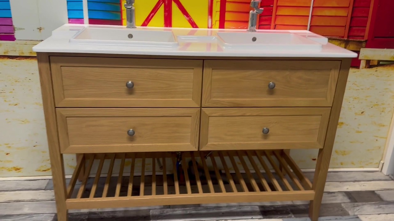 Avis Consommateur : Meuble sous vasque placage chêne, GoodHome | Castorama