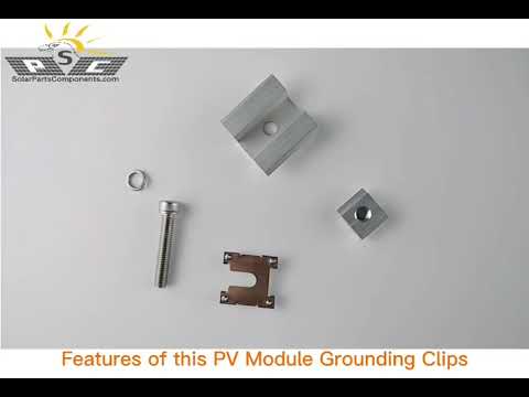 solar grounding pin, replacing solar grounding clip.... Solar Grounding Clips SPC GW 01 - YouTube