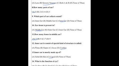 Solved test 2| class 6 chapter 2|science |stbb|iba test jest pst preparations #jest #pst#ibatest