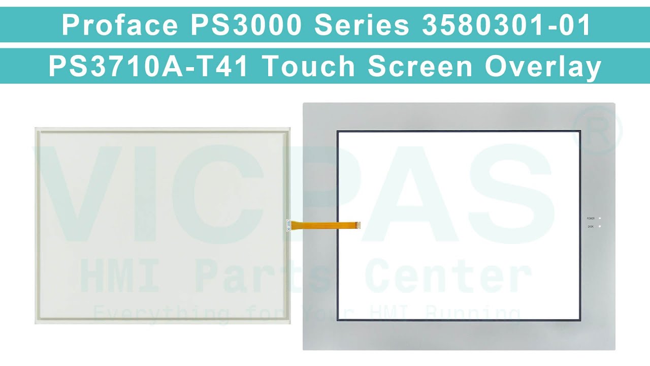 3580301-01 PS3710A-T41 Touch Panel Front Overlay