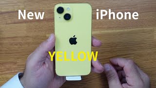 New iPhone 14 - it&#39;s yellow
