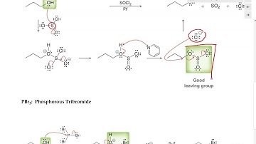 Organic Chemistry -  Synthesis of Alkyl Halides from Alcohols Using SOCl2 and PBr3