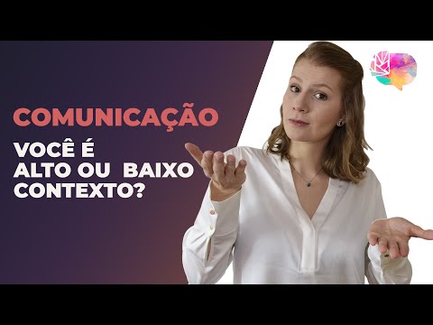 Vídeo: Qual é um exemplo de comunicação de alto contexto?