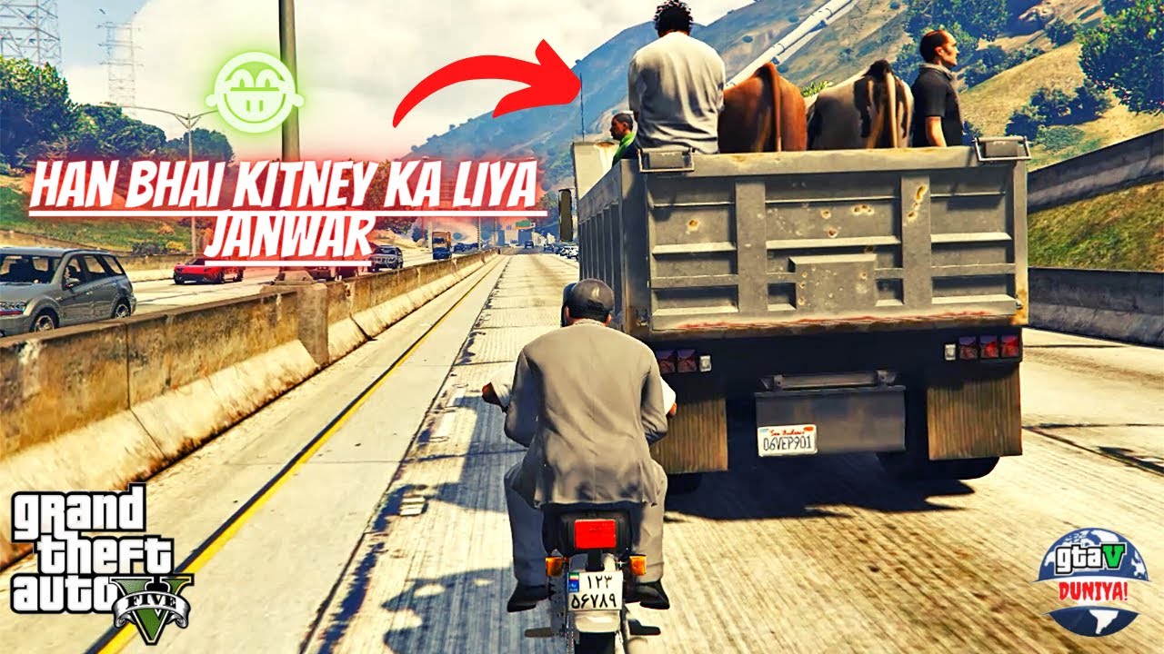 Han Bhai kitne ka liya Janwar Gta V Funny Bakra Mandi 2021 Karachi Cow Mandi gta 5 Bakra Eid Qurbani