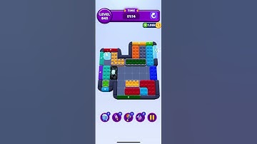 Color block jam 845 (hard) #colorblockjam #games #colorblockjamgame #colorjamgame #colorjam